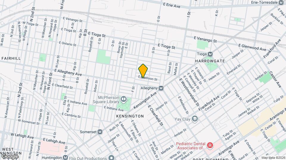 743 E Hilton St Map and Location Details