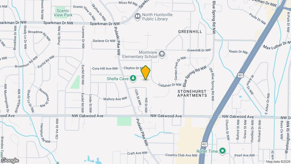 2502 Hill St NW Map and Location Details