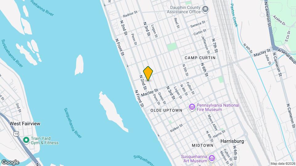 2138 Penn St Mapa y Detalles de la Ubicación