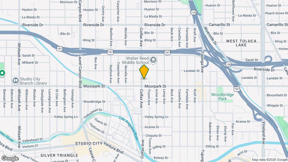 4418 Colfax Ave Map and Location Details