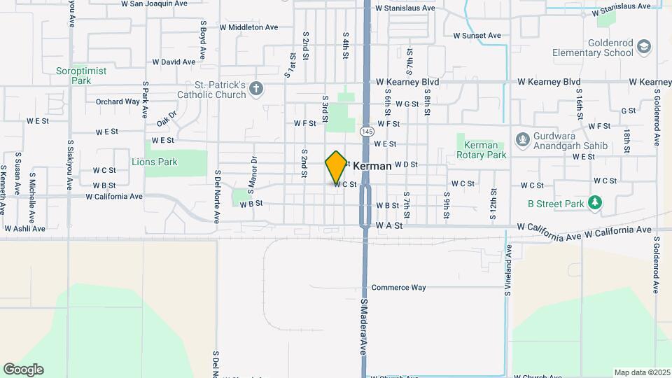 1512 W C St Map and Location Details