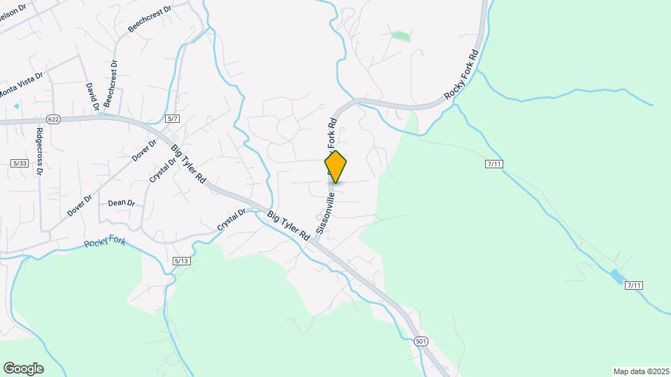 5208 Rocky Fork Rd Map and Location Details