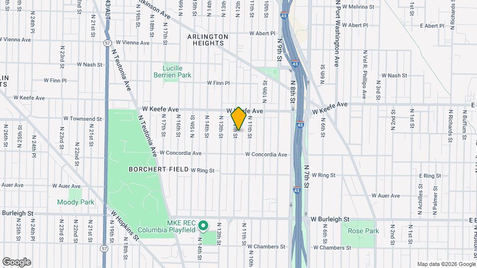 3356 N 12th St Map and Location Details