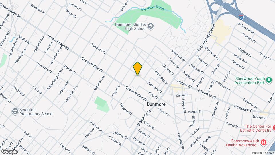 1624 N Webster Ave, Unit singleunit Map and Location Details