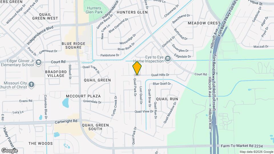 8527 Quail Hills Dr Map and Location Details