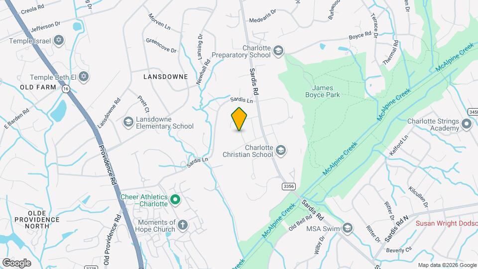 7228 Avoncliff Dr Map and Location Details