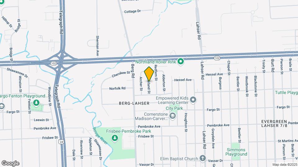 17375 Beaverland St Map and Location Details