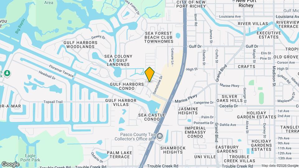 5154 Turquoise Ln, Unit 102 Map and Location Details
