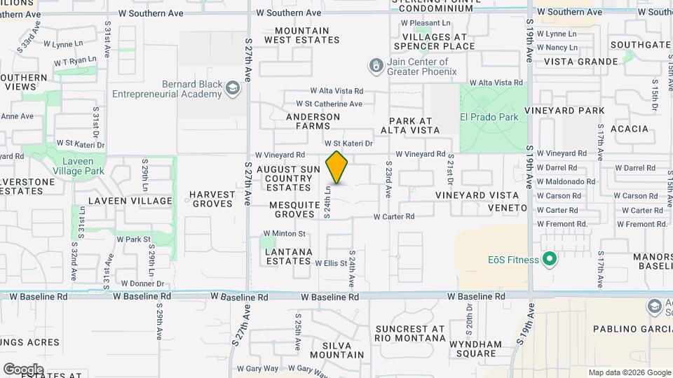2419 W Maldonado Rd Map and Location Details
