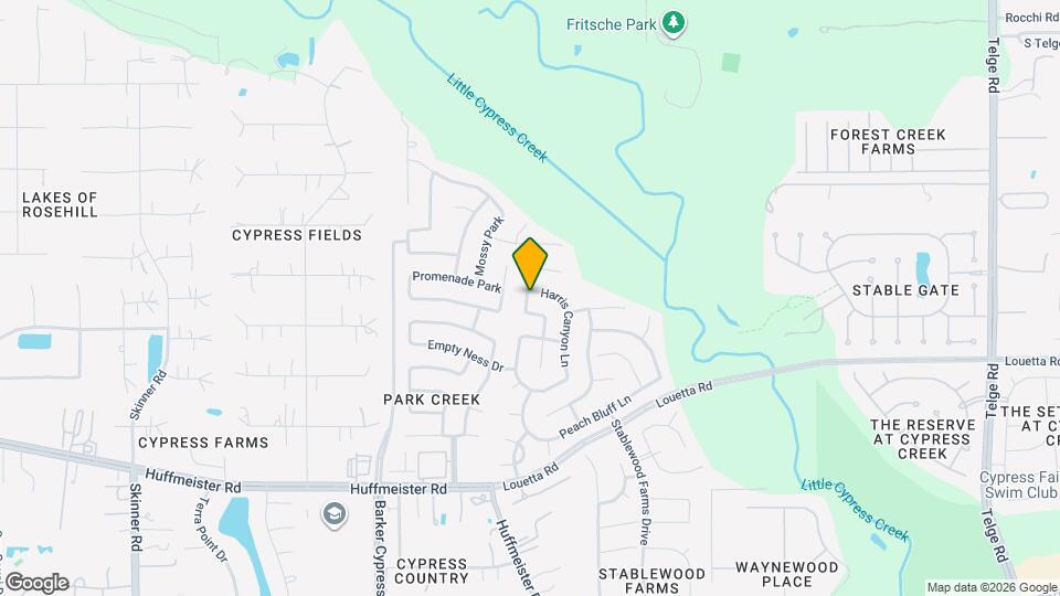 15623 Harris Canyon Ln Map and Location Details