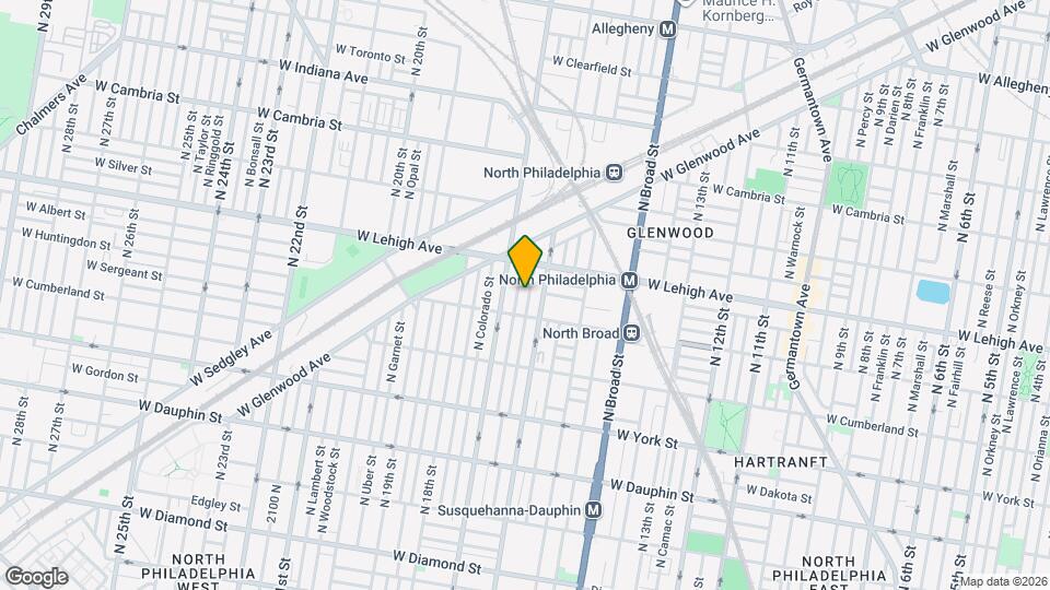 2630 N Bancroft St Mapa y Detalles de la Ubicación