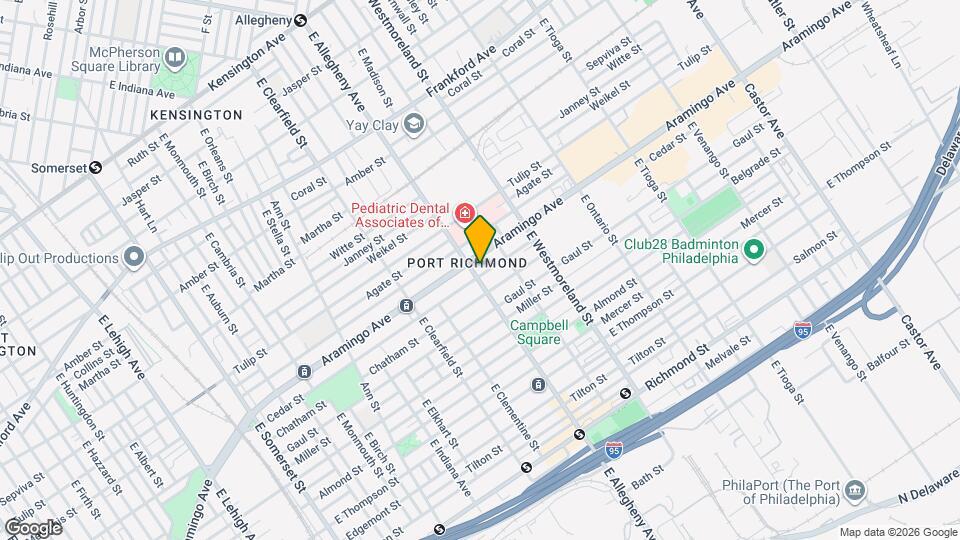 2359 E Allegheny Ave, Unit 2 Mapa y Detalles de la Ubicación