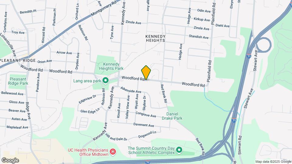 3723 Woodford Rd Map and Location Details