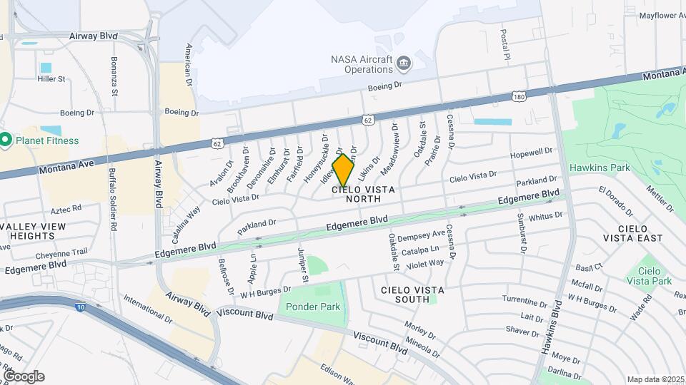 7811 Cielo Vista Dr Map and Location Details