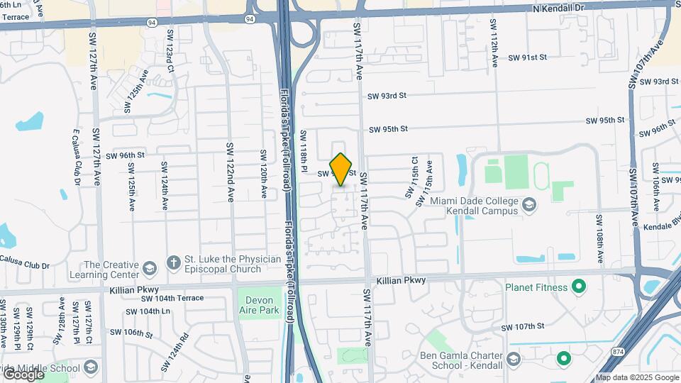 9848 SW 117th Pl Map and Location Details