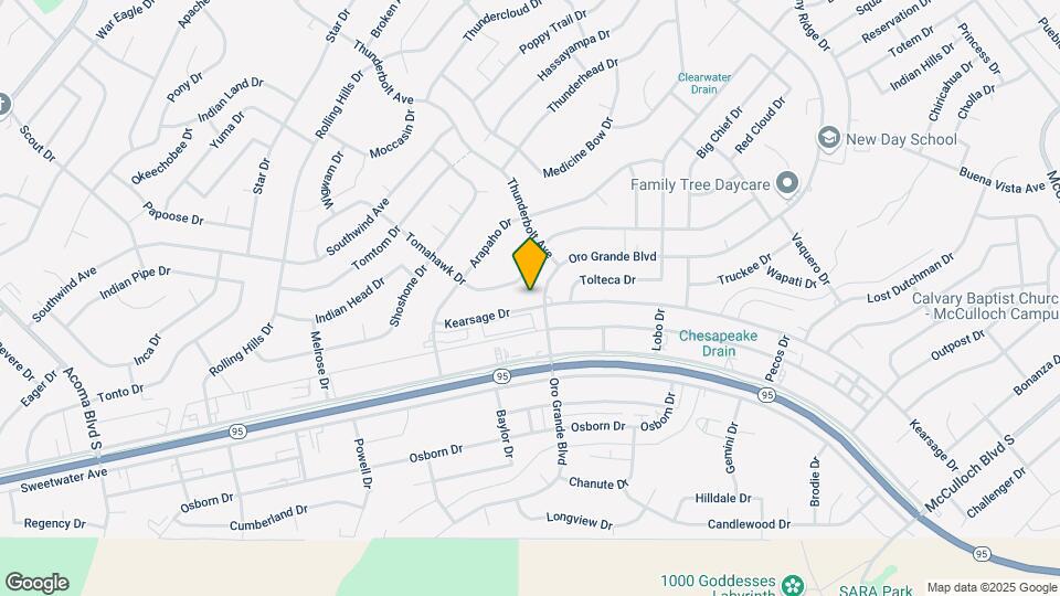 3201 Kearsage Dr Map and Location Details