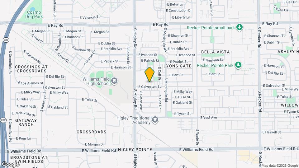 3301 E Loma Vista St Mapa y Detalles de la Ubicación