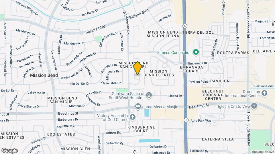 7610 Alcomita Dr Map and Location Details