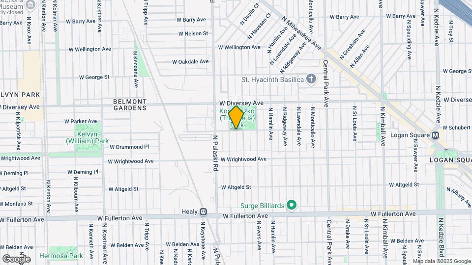 3925 W Schubert Ave, Unit 2 Map and Location Details