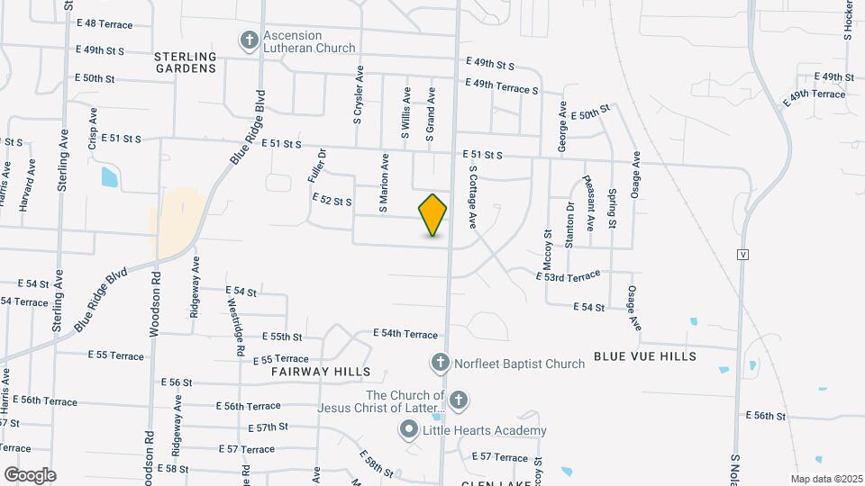 12500 E 53 St Map and Location Details