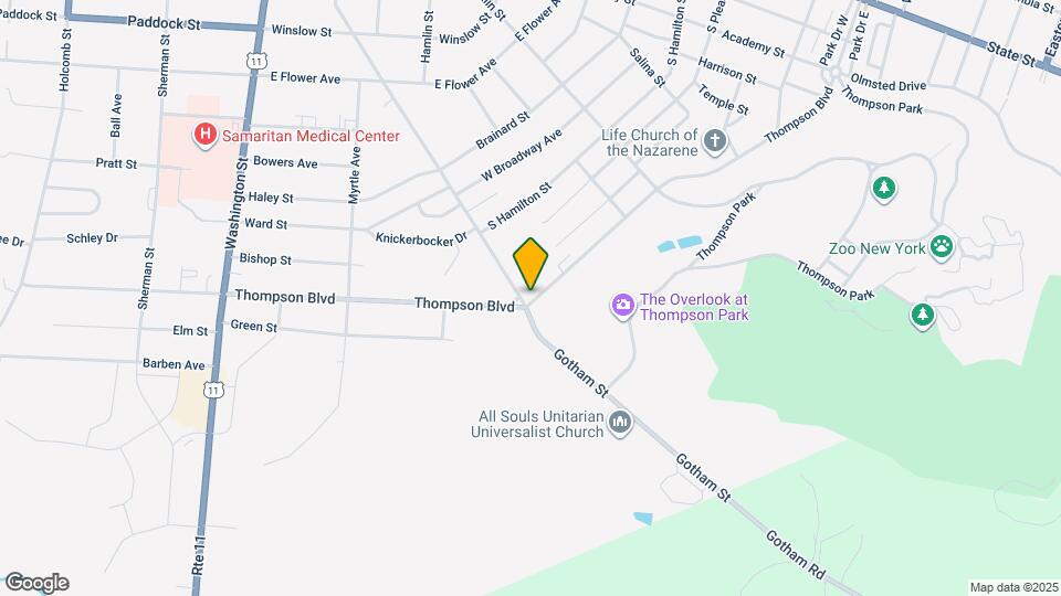 301 Thompson Blvd Map and Location Details