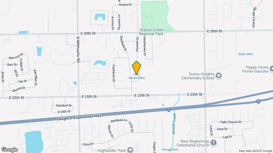 2620 Pawnee Dr Map and Location Details
