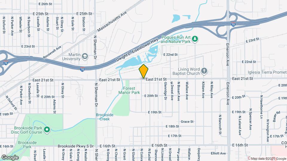 4307 East 21st St Map and Location Details