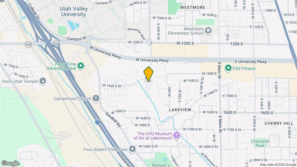 1477 S 430 W Map and Location Details