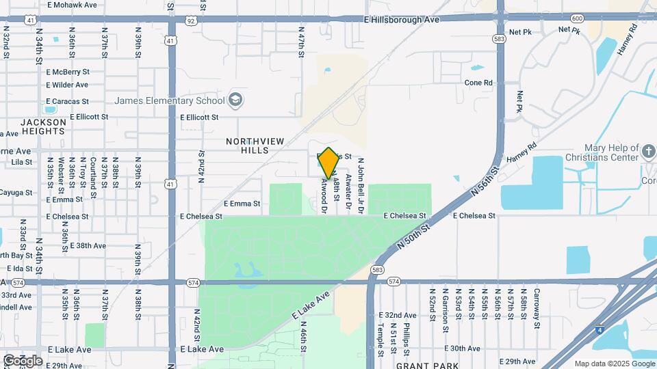 4419 Atwood Dr Map and Location Details