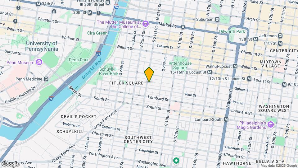2034 Delancey Pl-Unit -1R Map and Location Details