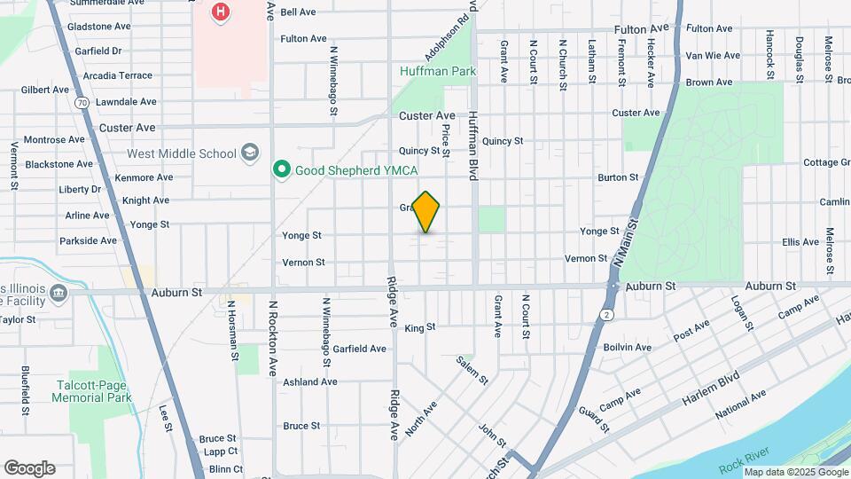 1621 Bruner St Map and Location Details
