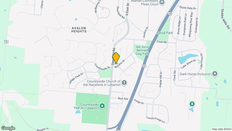 1173 Navaho Dr Map and Location Details