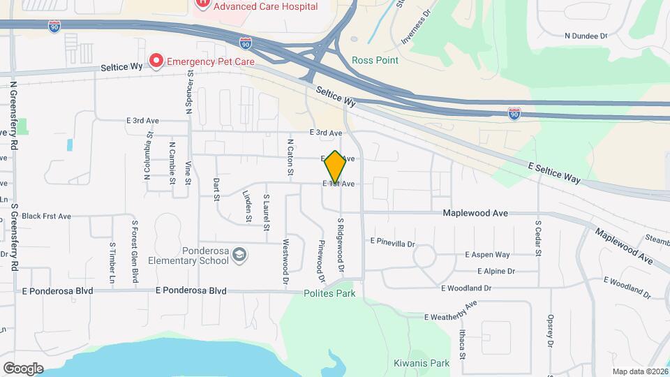 104 S Ridgewood Dr Map and Location Details