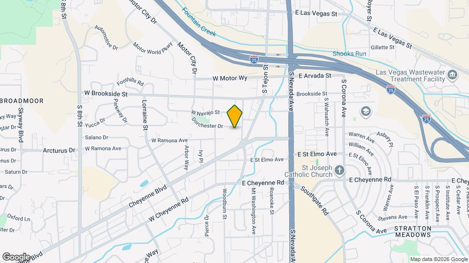 1624 S Cascade Ave Map and Location Details