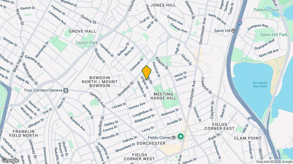 129 Draper St, Unit 1 Map and Location Details