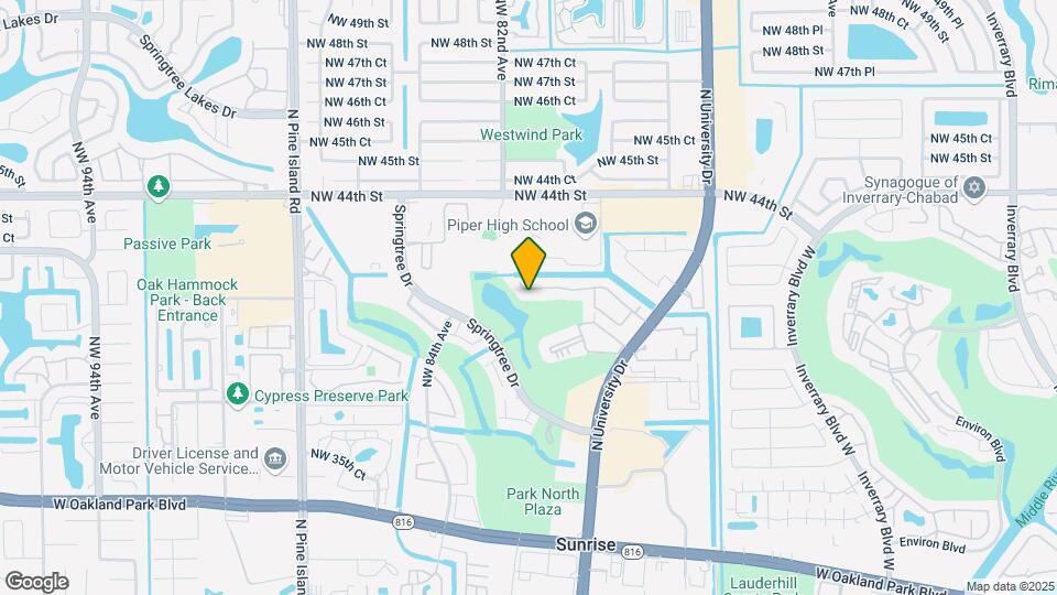 8048 NW 41st Ct Map and Location Details