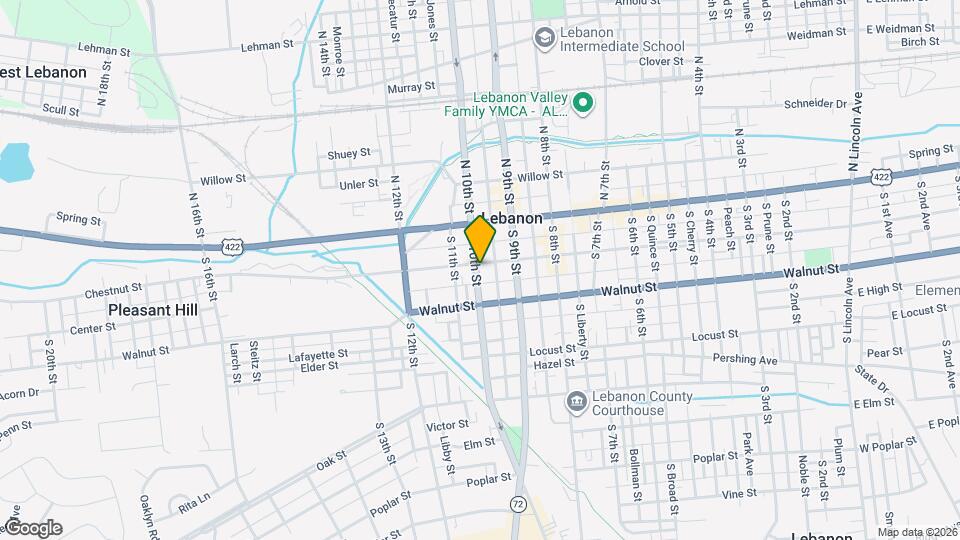 938 Chestnut St Map and Location Details