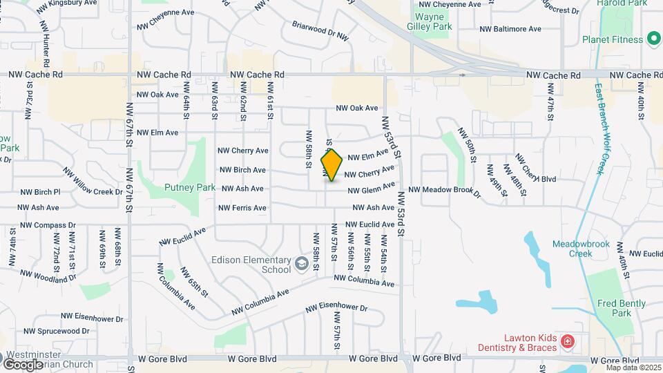 5343 NW Glenn Ave Map and Location Details