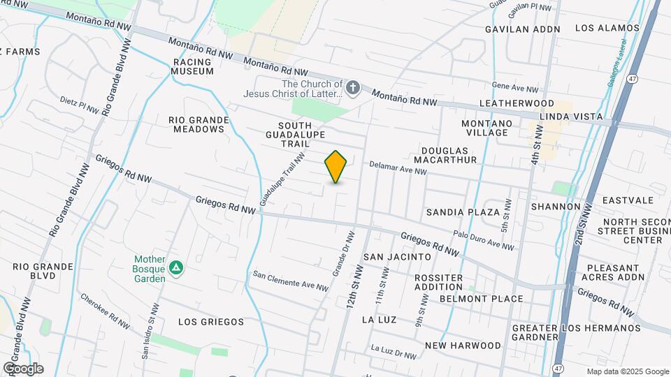 1331 Ponderosa Ave NW Map and Location Details