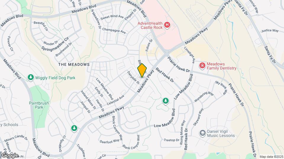 3598 Cerf Wy Map and Location Details