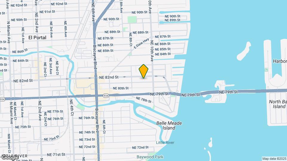 893 NE 81st St Map and Location Details
