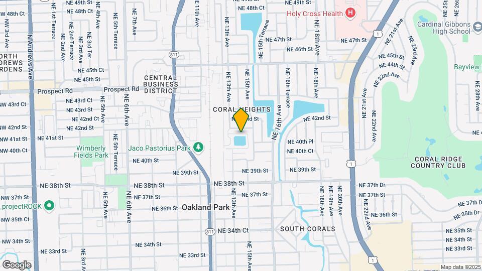 1370 NE 40th Dr Map and Location Details