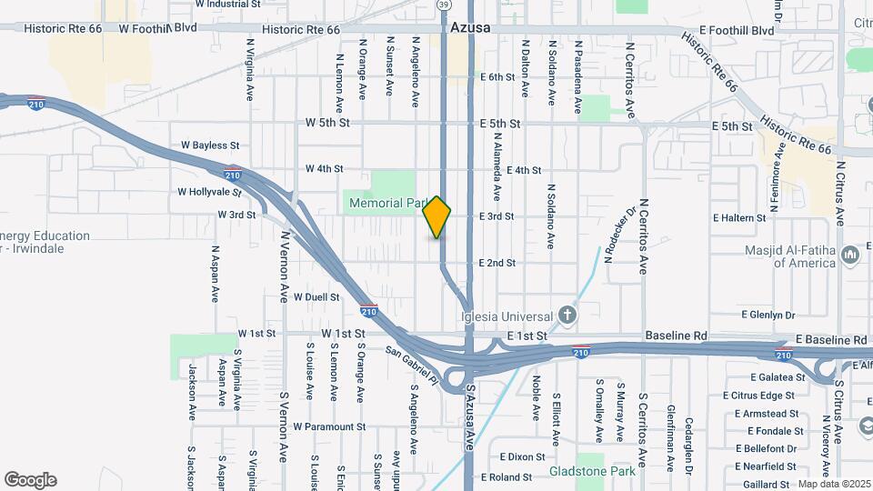 219-221 N San Gabriel Ave Map and Location Details