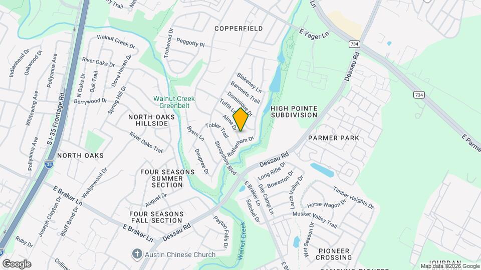 1422 Alma Dr Map and Location Details