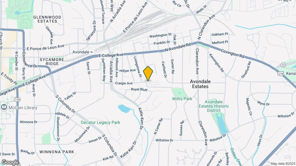 2812 Craigie Ave Map and Location Details