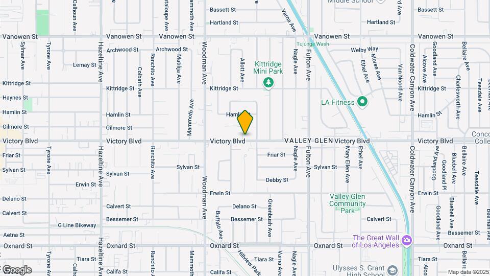 13527 Victory Blvd Mapa y Detalles de la Ubicación