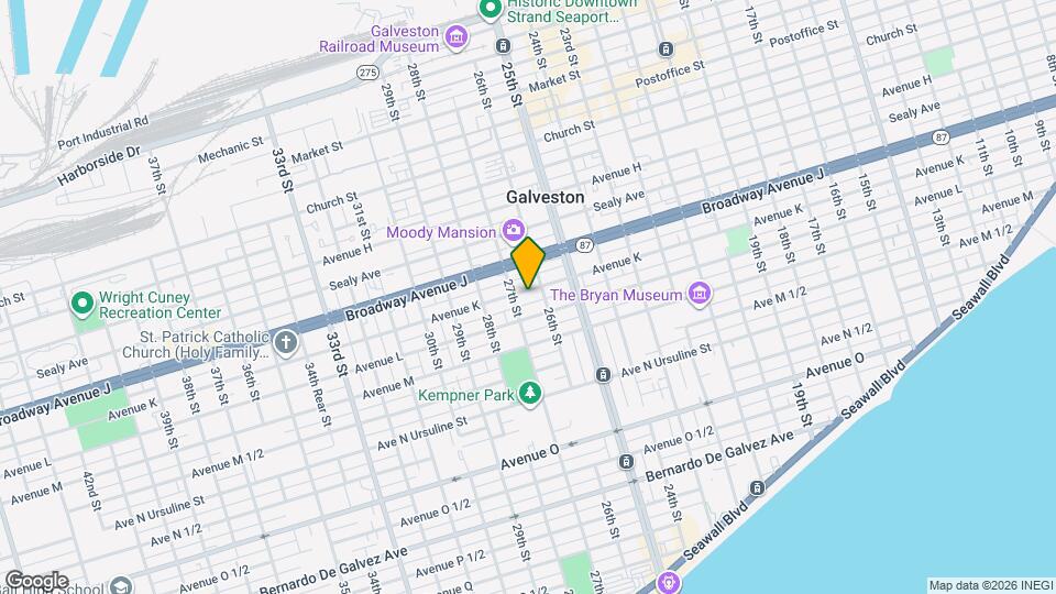 2613 Avenue K Map and Location Details