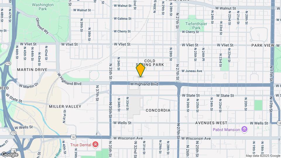 3112 W Highland Blvd Mapa y Detalles de la Ubicación