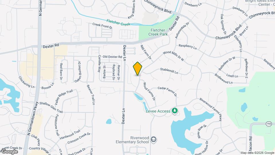8532 Wood Mills Dr W Map and Location Details