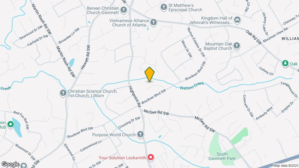 1747 Vertex Dr SW Map and Location Details